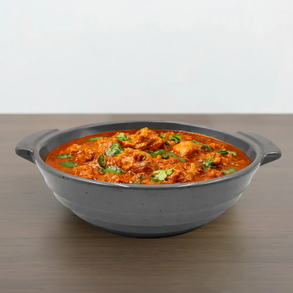 (EMK 301) 7" Melamine Kadai with Curved Handles