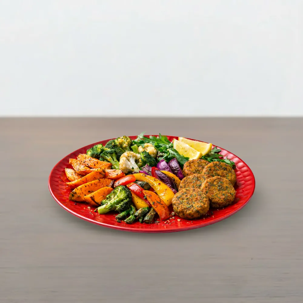 (EMP 114) 7.5" Melamine Quarter Hammered Plate