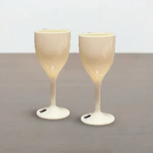 English Rose & Flute Glass Set