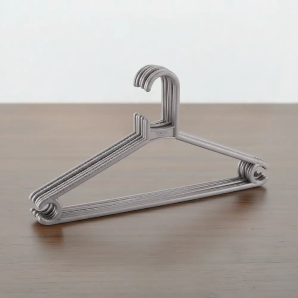 Enrich Plastic Fashion Hanger (6 Pcs Set) - Image 4
