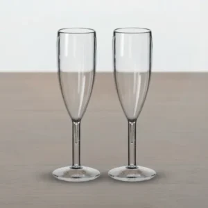 Flute Glass Heavy Long – 150ml | Elegant, Durable & Unbreakable