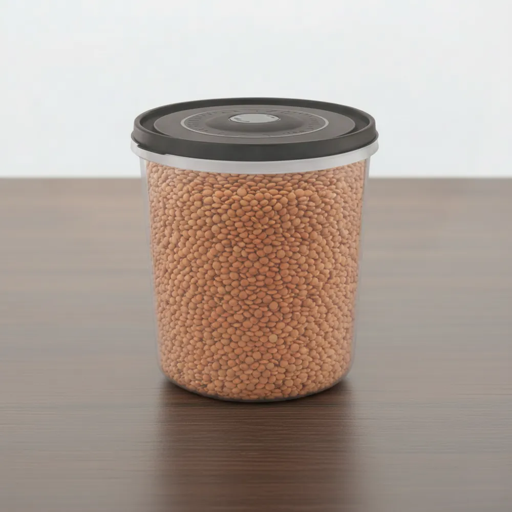Plastic 10kg Round Food Storage Container | Airtight & Durable