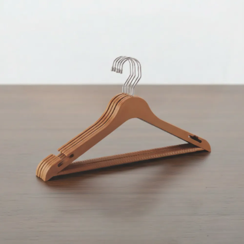 Plastic Anam Hanger with Steel Hook <br>(6 Pcs Set)