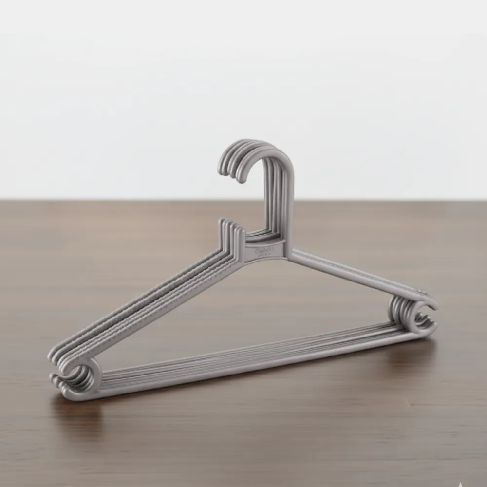 Plastic Colour Hanger (6 Pcs Set) - Image 2