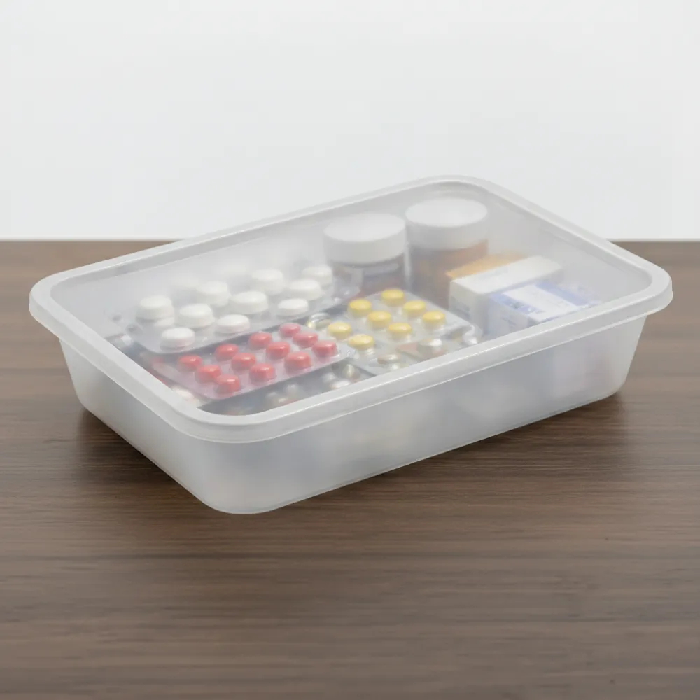 Plastic Master Tray with Lid – 4 Ltr | Secure & Multipurpose