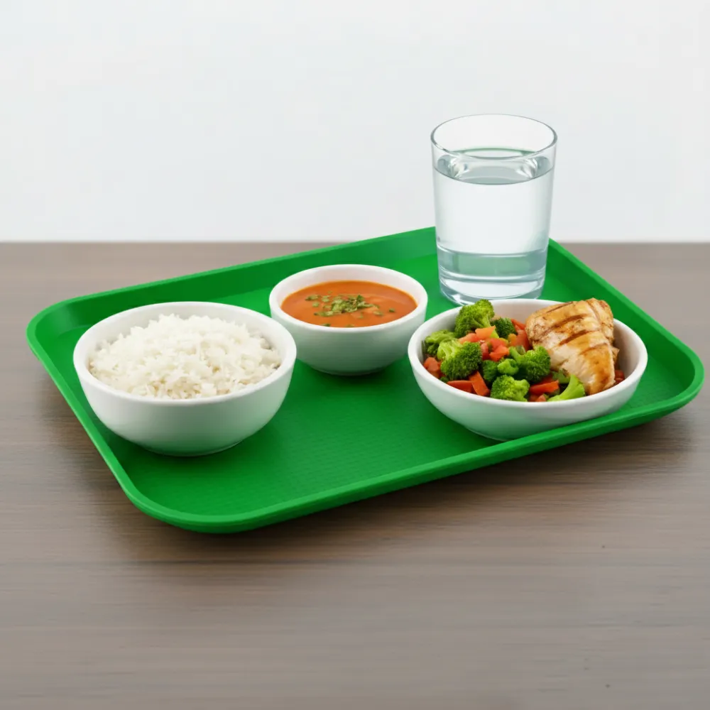 Plastic Serving Tray – Rectangle 12" x 16" | Durable & Multipurpose