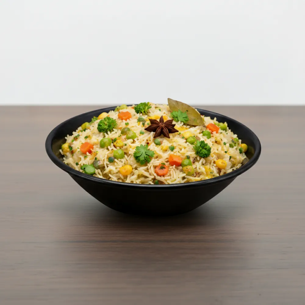 SB180 Plastic Full Rice Plate Matt – 7.2 Inch | Elegant & Sturdy