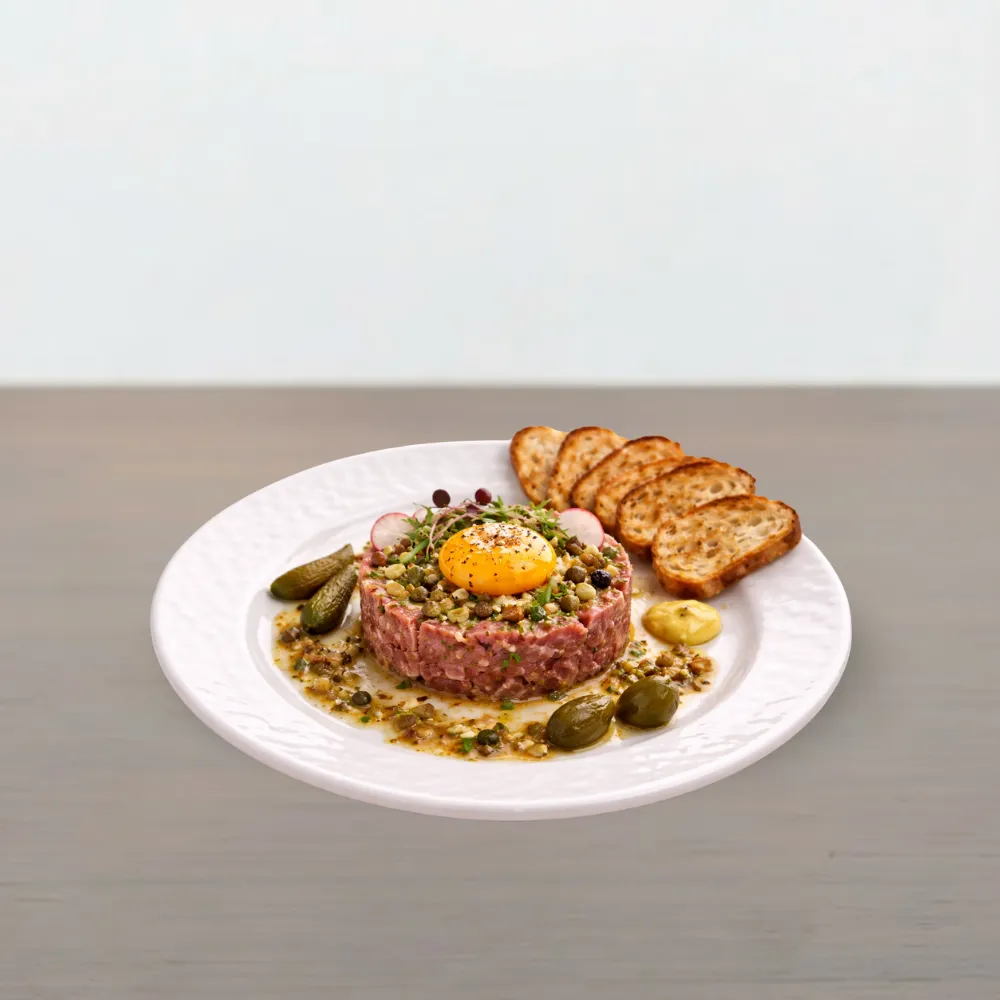 (EMP 214) 7.5" Deep Quarter Hammer Plate | Premium Melamine Tableware