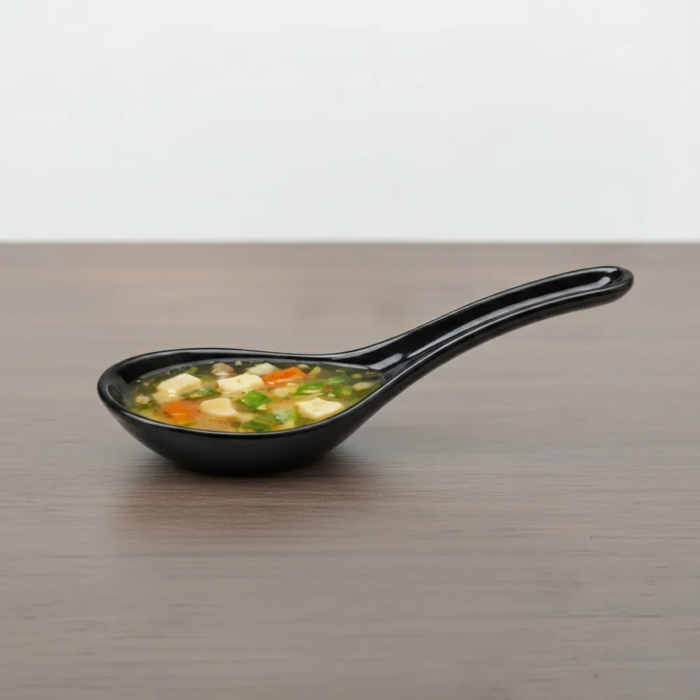 (EMS 05) Melamine Soup Spoon Stylo