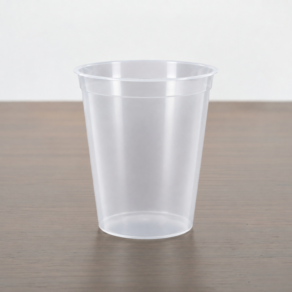 200 ml PP Small Round Glass | Frosty, Durable & Lightweight