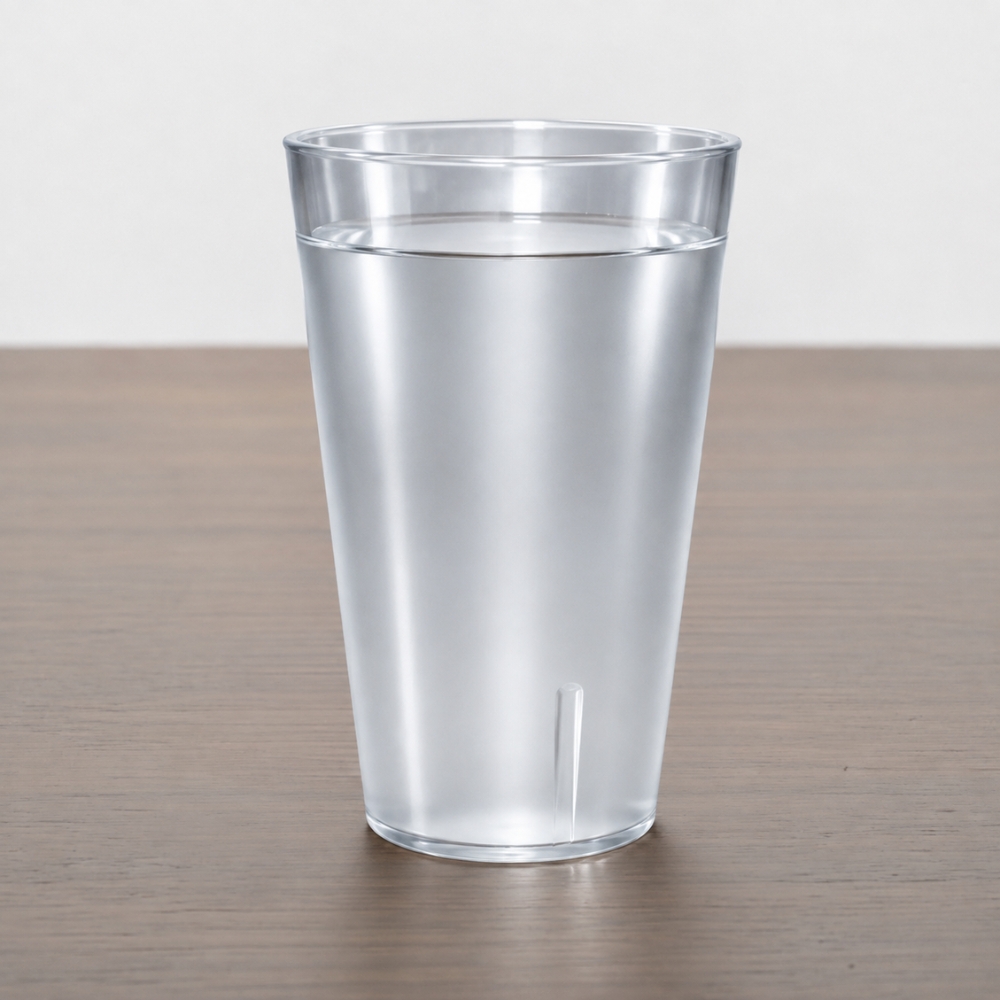 330 ml Big Round Glass | Frosty PP, Glossy / Matt Finish