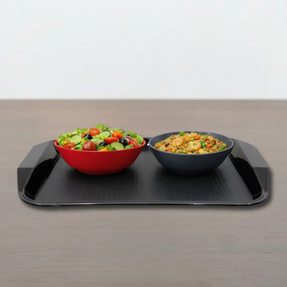 Rectangle Serving Tray with Handle – 13" × 10" | Durable & Food-Grade