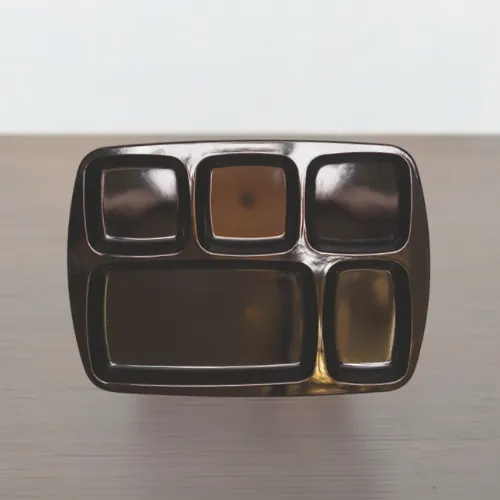 EMV 05 Melamine 5 Partition Plate – 13 Inch | Spacious & Durable - Image 4